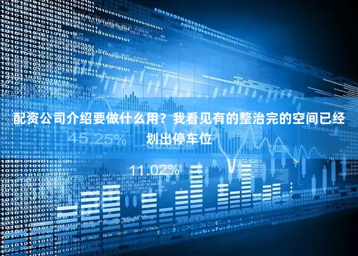 配资公司介绍要做什么用？我看见有的整治完的空间已经划出停车位
